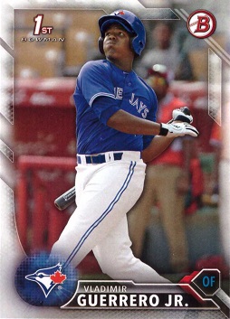 Vladimir Guerrero Jr. 1st Bowman Baseball Card