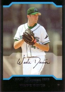 2004 Bowman Draft Picks Wade Davis Rookie Card