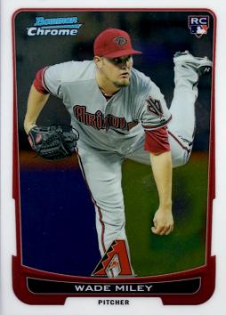 Wade Miley Bowman Chrome Rookie Card