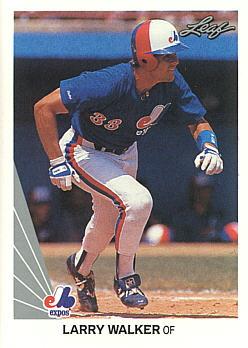 Larry Walker Rookie Card