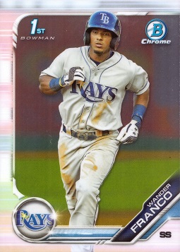 2019 Bowman Chrome Prospects Wander Franco Pre-Rookie Card