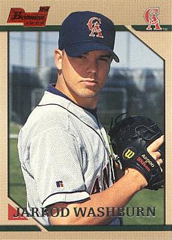 1996 Bowman Jarrod Washburn Rookie Card