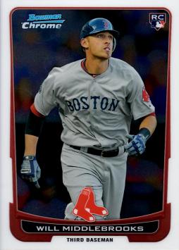 2012 Bowman Chrome Will Middlebrooks Rookie Card