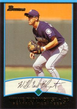 2001 Bowman Willie Bloomquist Rookie Card