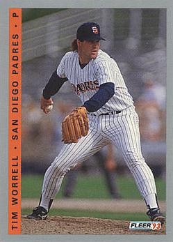 1993 Fleer Final Edition Tim Worrell Rookie Card