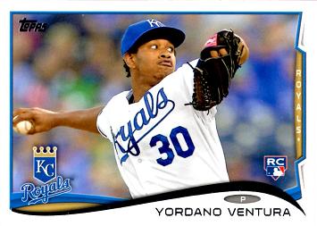 2014 Topps Baseball Yordano Ventura Rookie Card