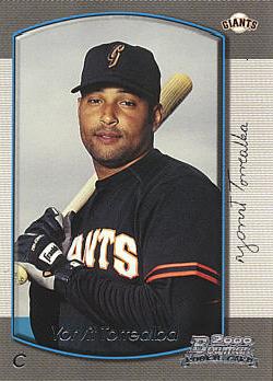 2000 Bowman Draft Yorvit Torrealba Rookie Card