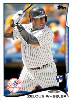 2014 Topps Update Baseball Zelous Wheeler Rookie Card