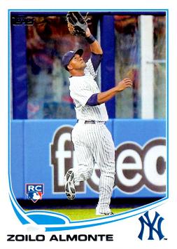 2013 Topps Update Zoilo Almonte Rookie Card
